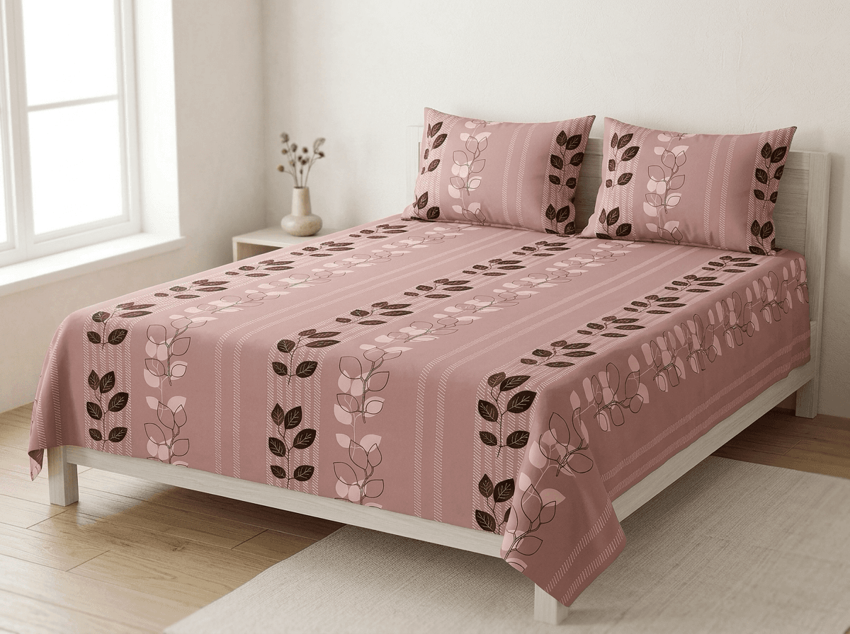Bedspread design 8525 in mauve — hero