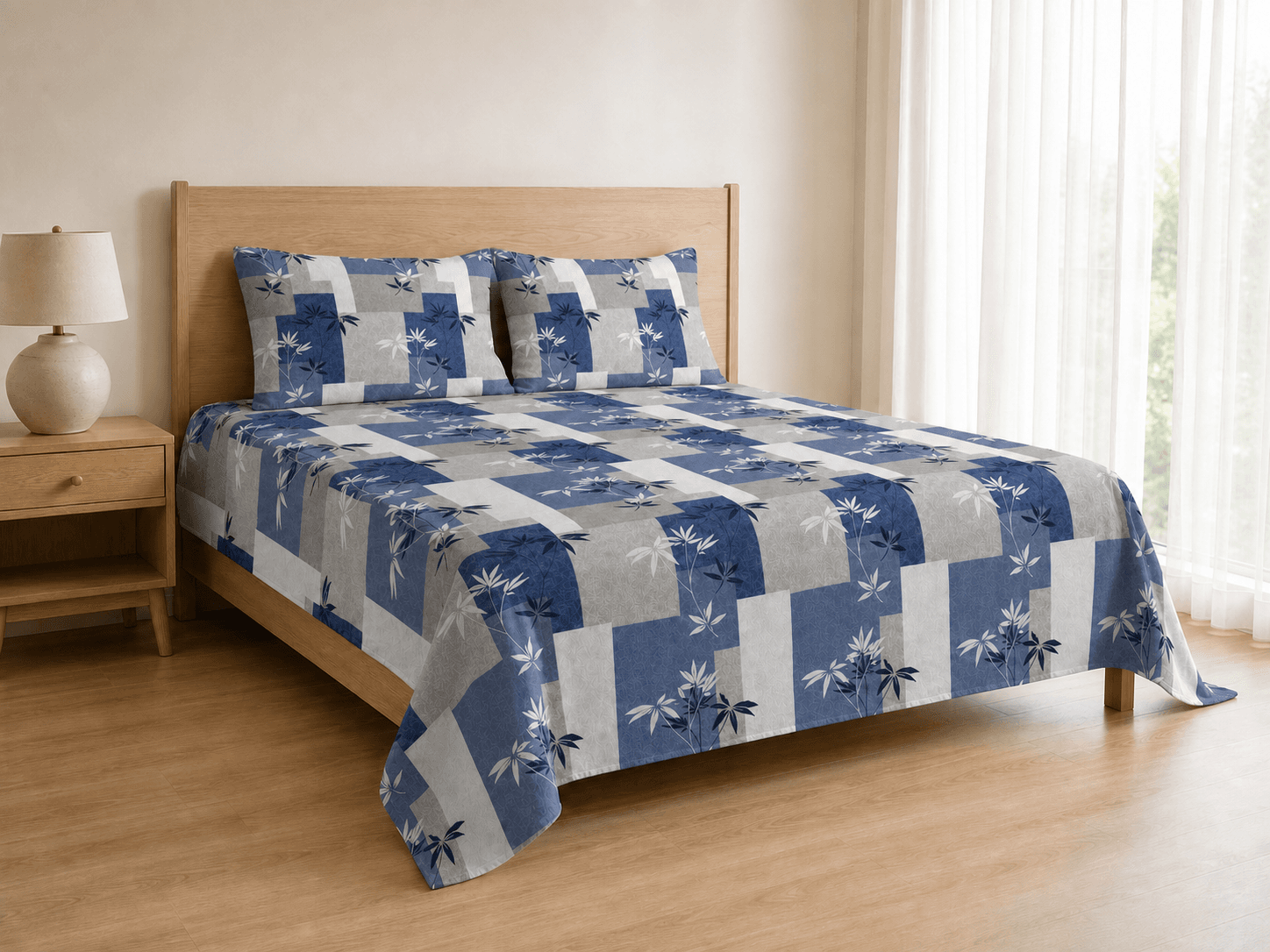 Bedspread design 8517 in blue - room