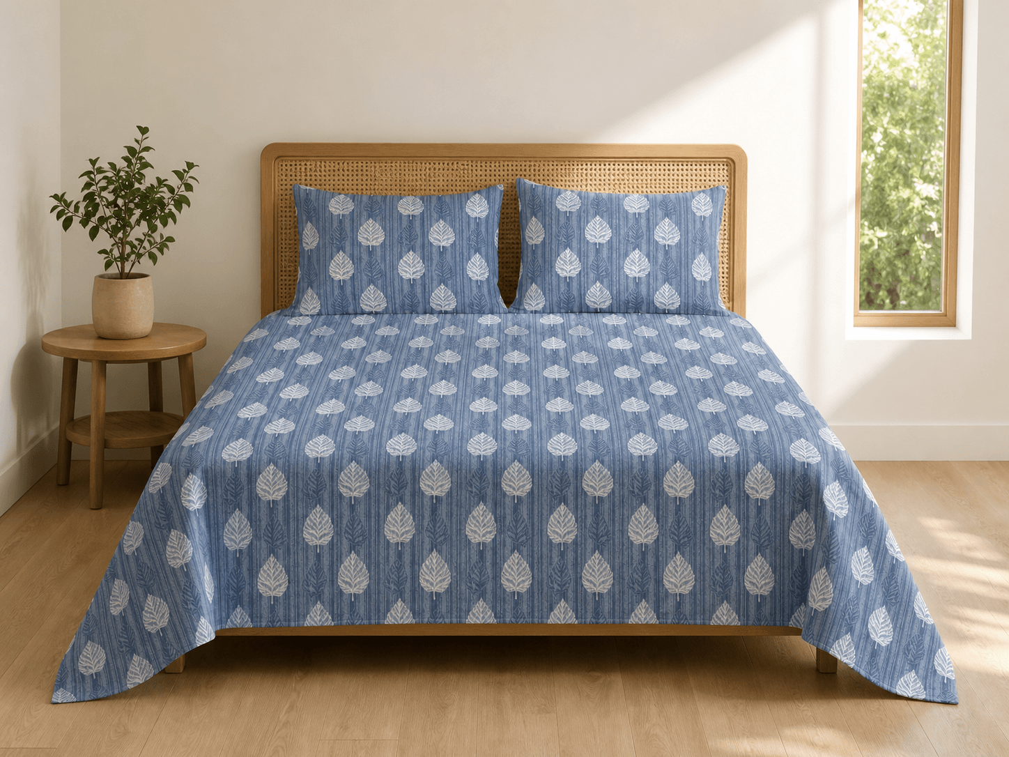 Bedspread design 8522 in blue - room