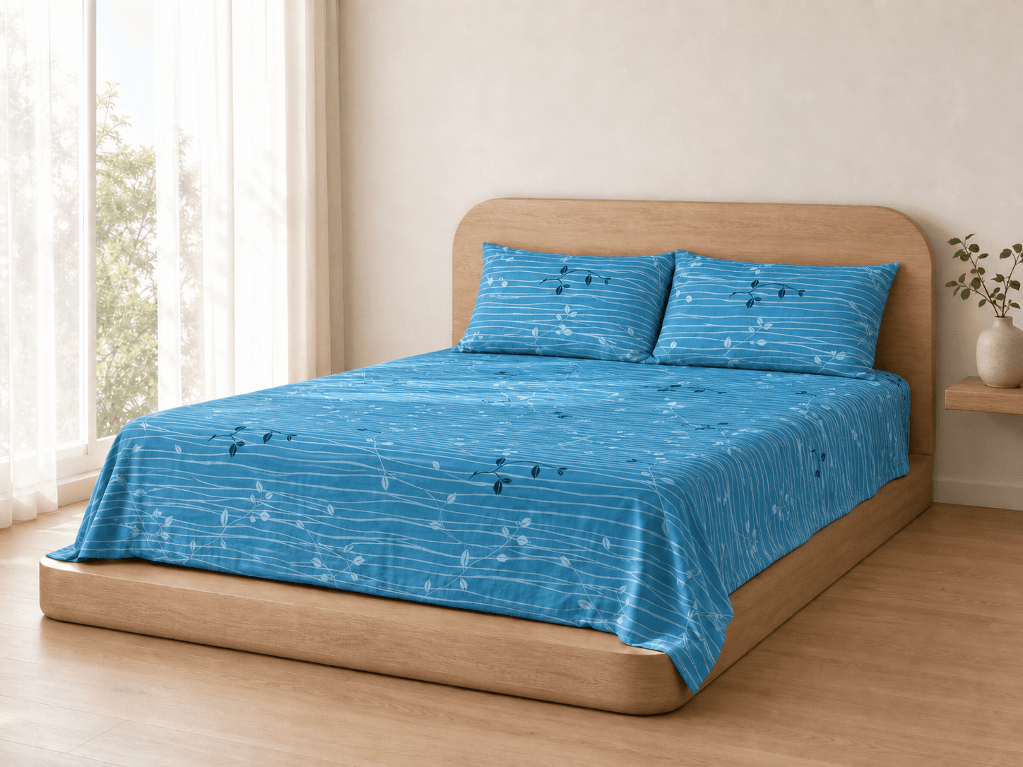 Bedspread design 4217 in blue - room