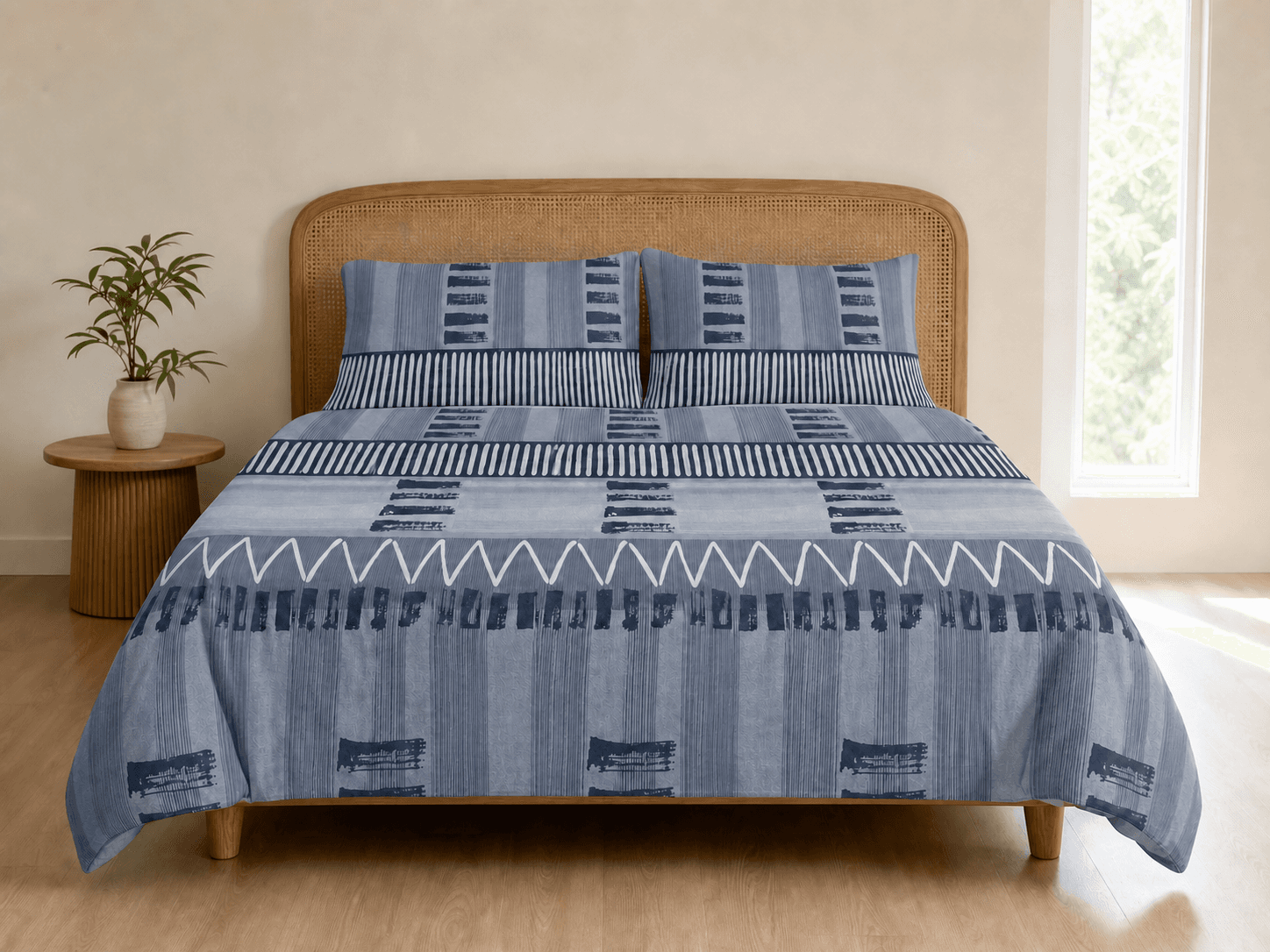 Bedspread design 8479 in blue - room