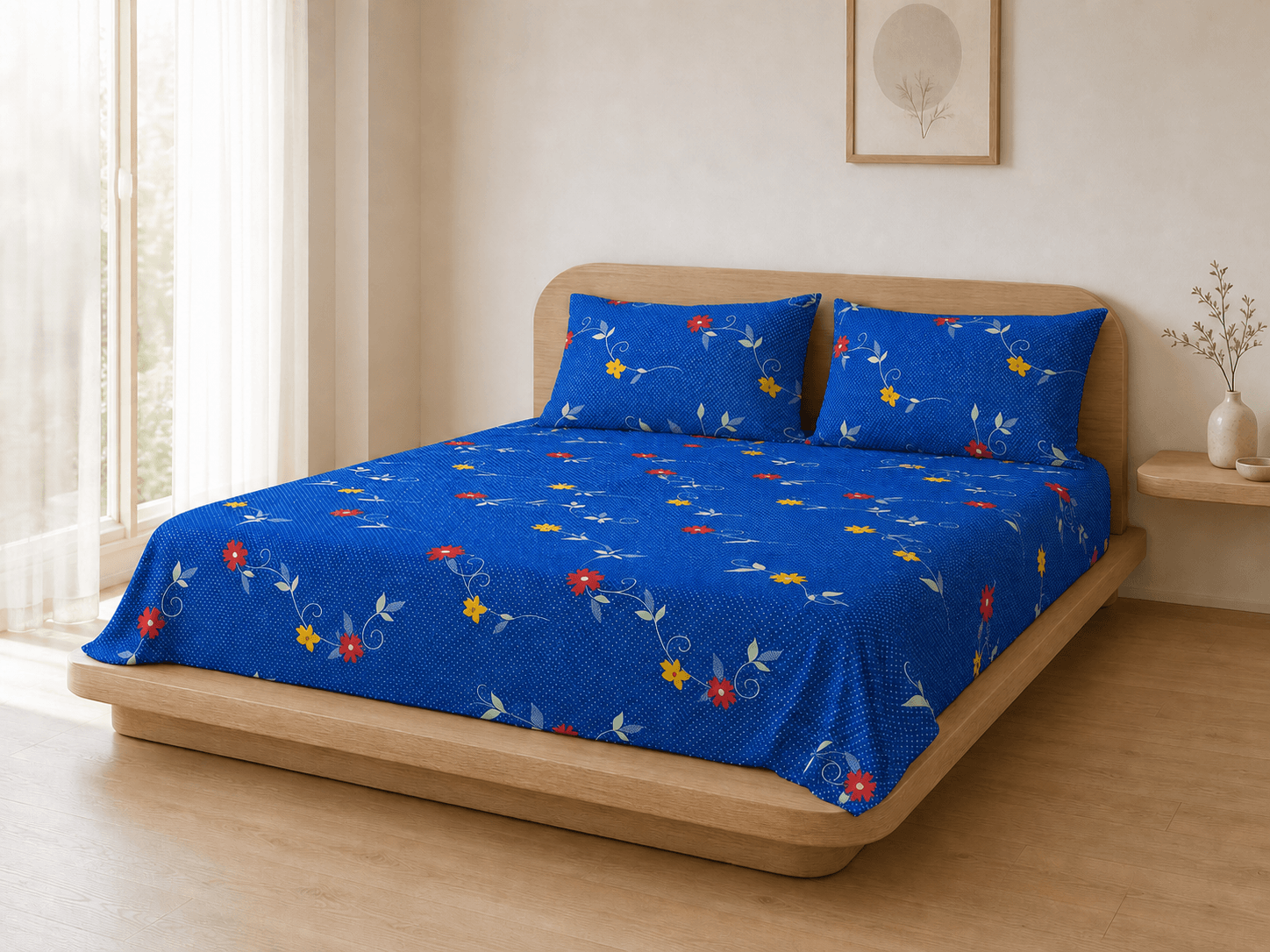 Bedspread design 4468 in blue - room