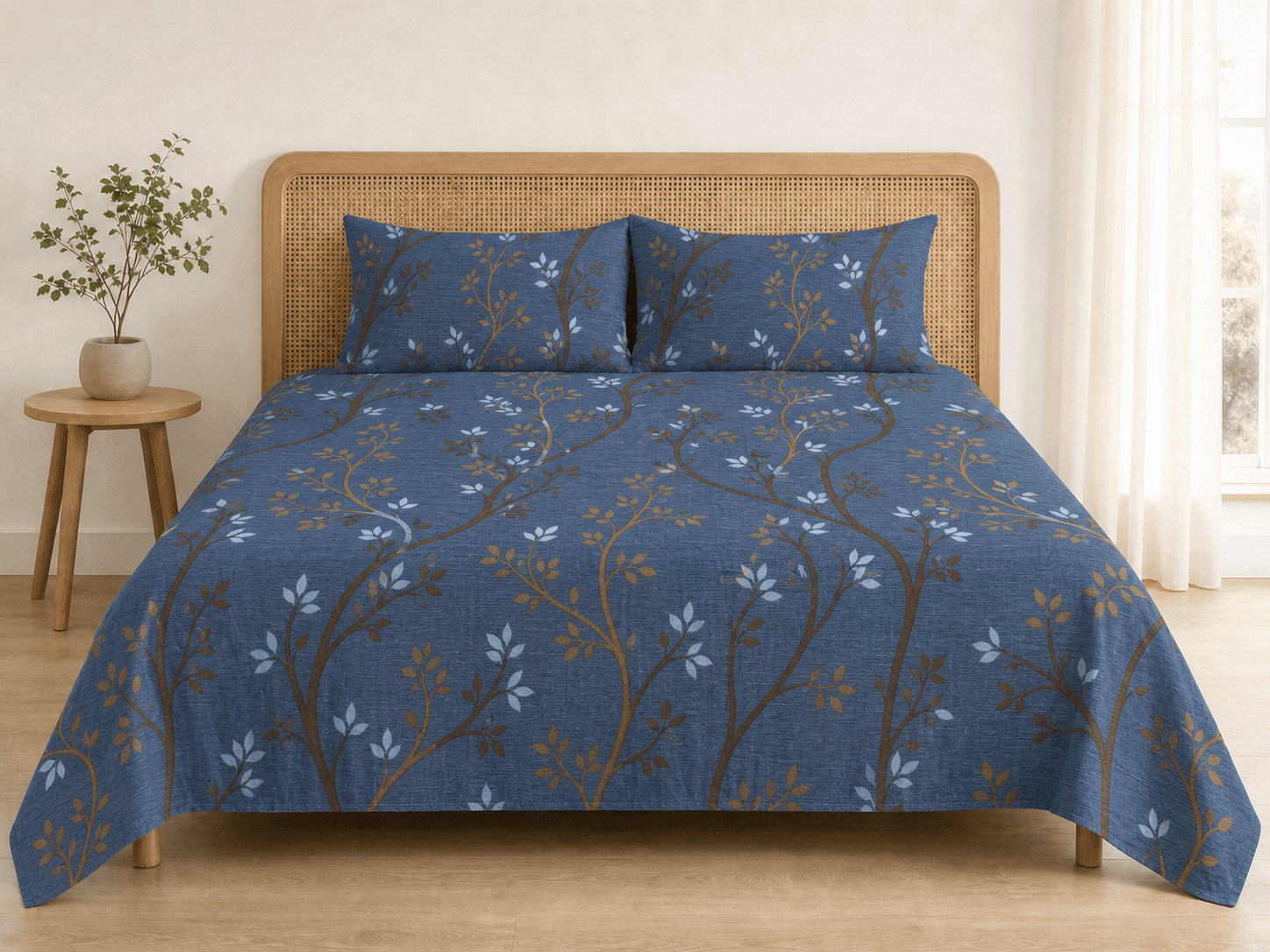 Bedspread design 8474 in blue - room