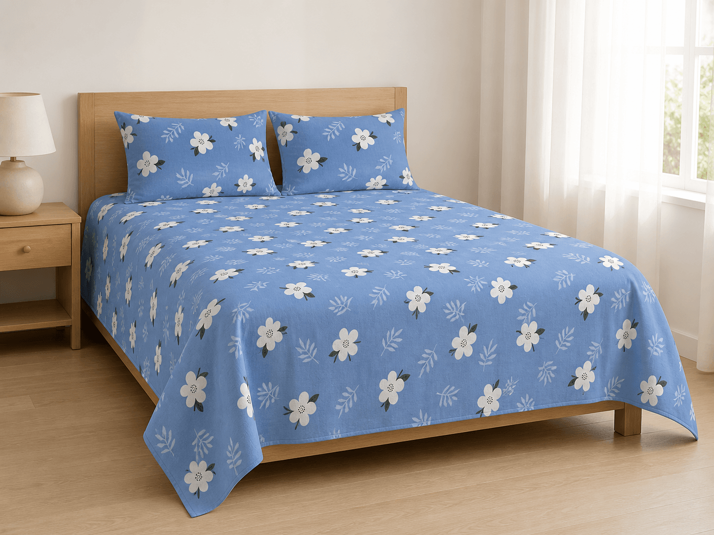 Bedspread design 4210 in blue - room