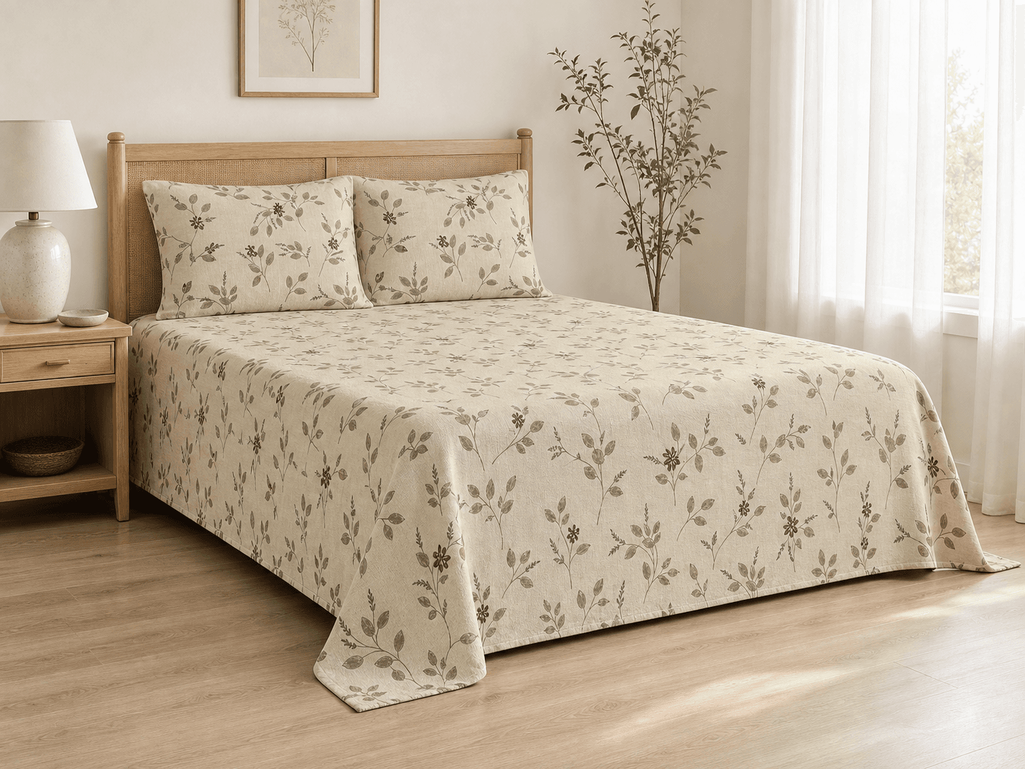Bedspread design 8560 in beige - room