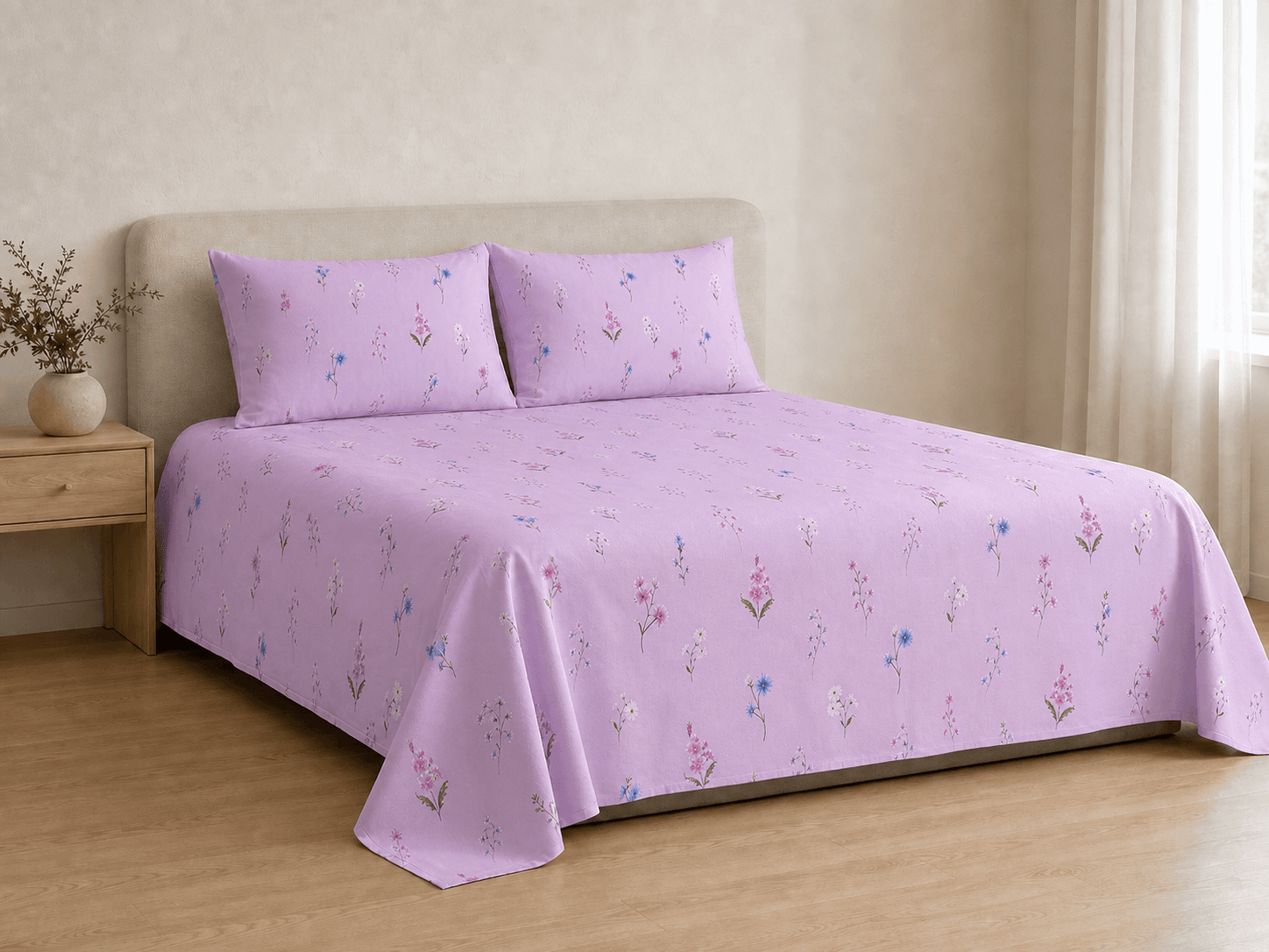 Bedspread design 8511 in lavender - hero