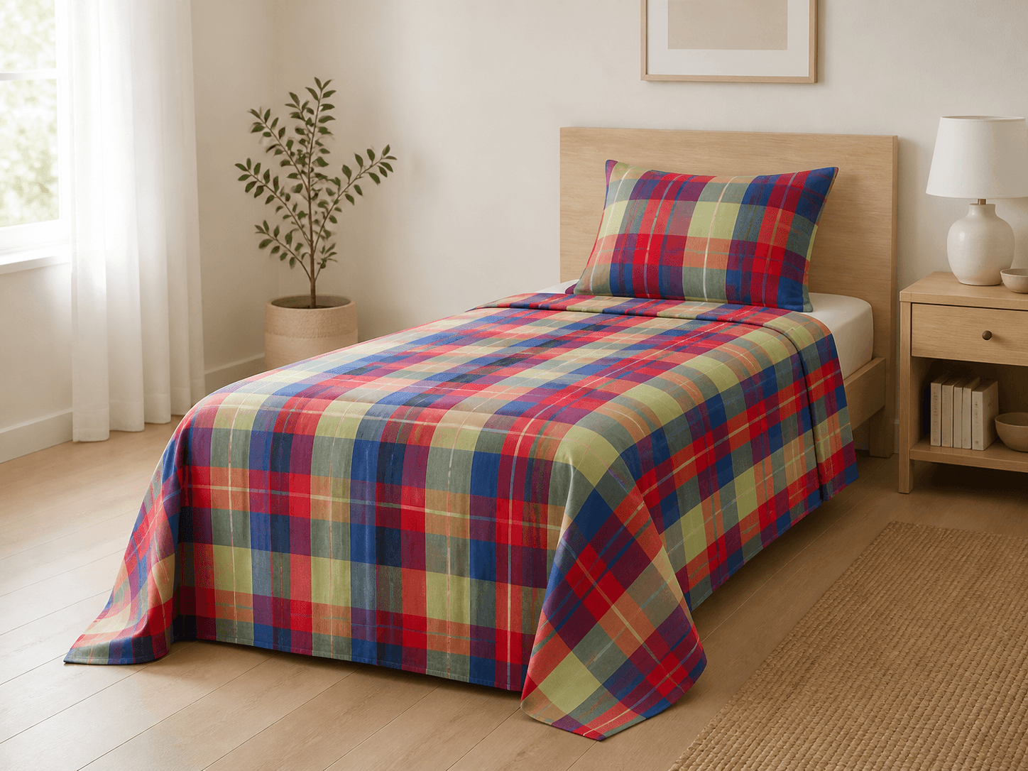 Bedspread design 8583 in multicolour - hero